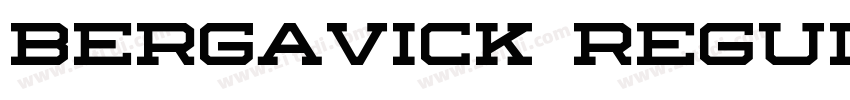 Bergavick Regular字体转换 Bergavick Regular字体转换